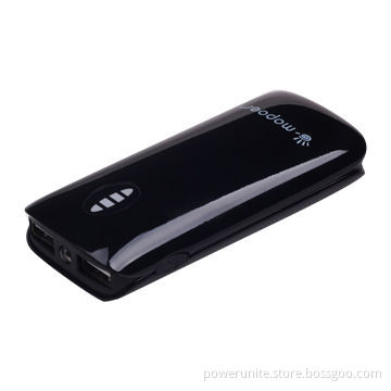 Colorful portable power bank 5,600mAh, with CE, RoHS, FCC marks